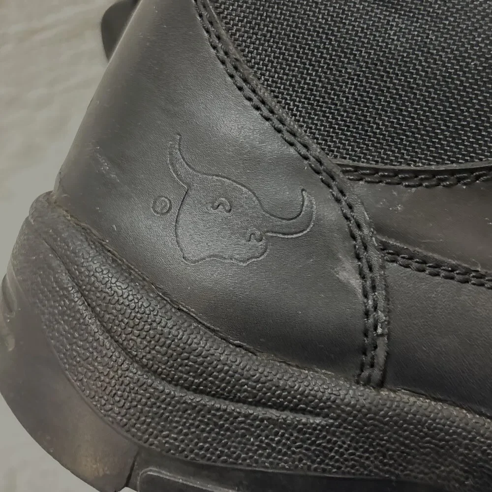 Black Texas Steer Very Black slip & oil resistant Mens size 11 US boots